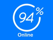 94% on-line