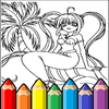 Desenhos para colorir de princesas de anime